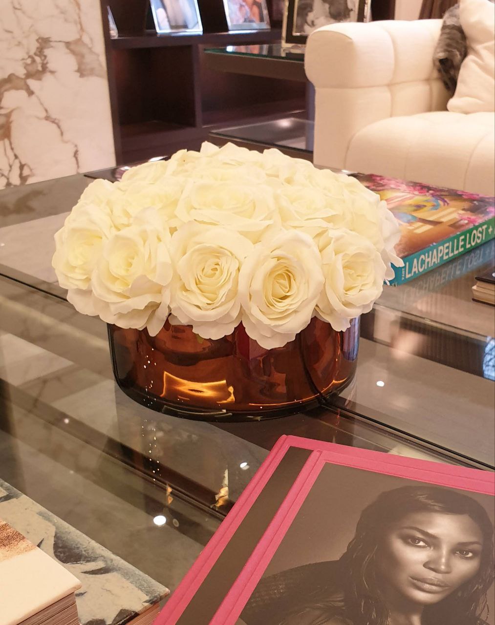 white rose box
