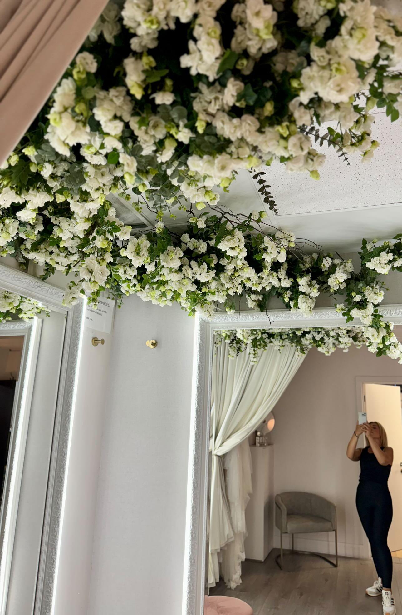 white flower home decor