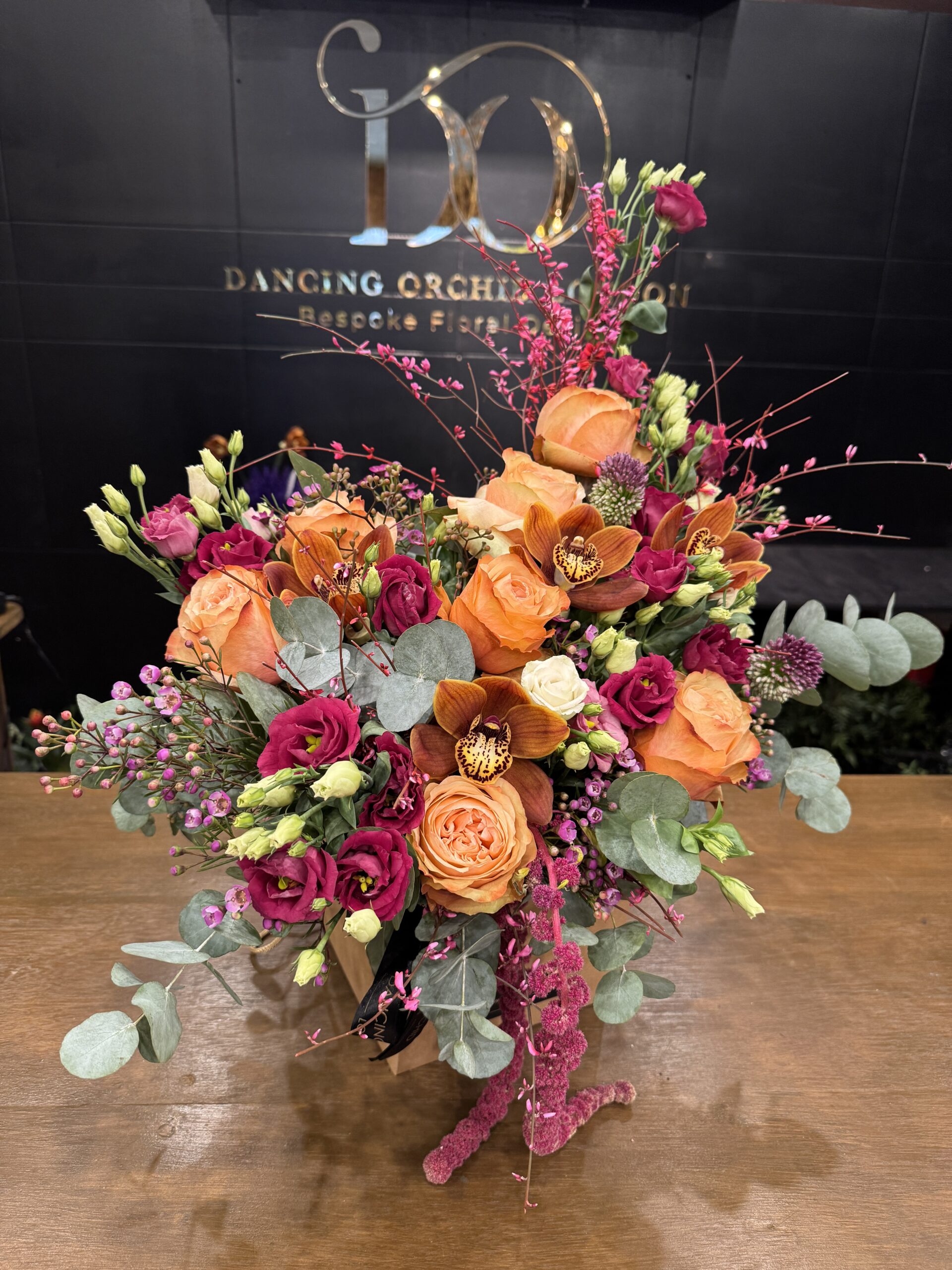 Sophia Orange Flower Box