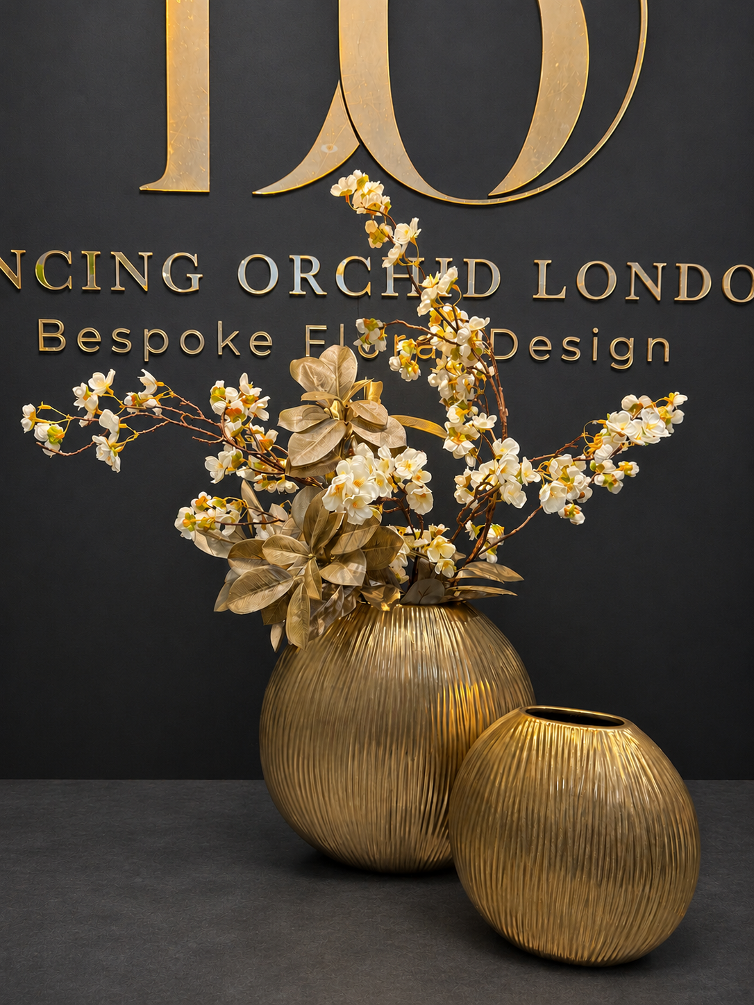 Ivory blossom vase